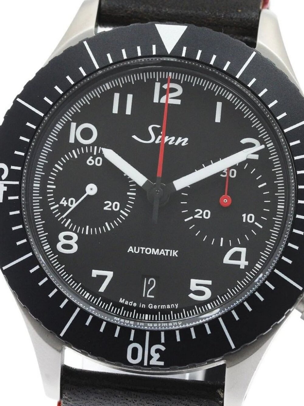 Sinn 158 Limited to 500 chronographs black Dial Automatic Men's Watch_961296